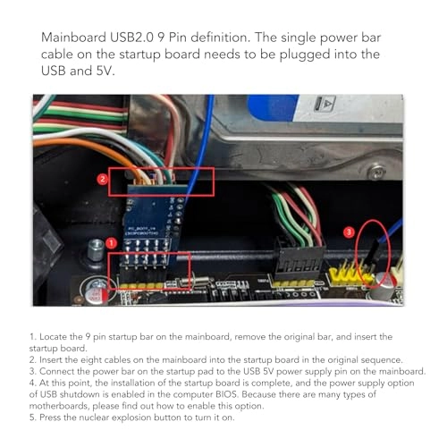 Desktop Computer Power Switch - Wireless 5m Range CR2032
