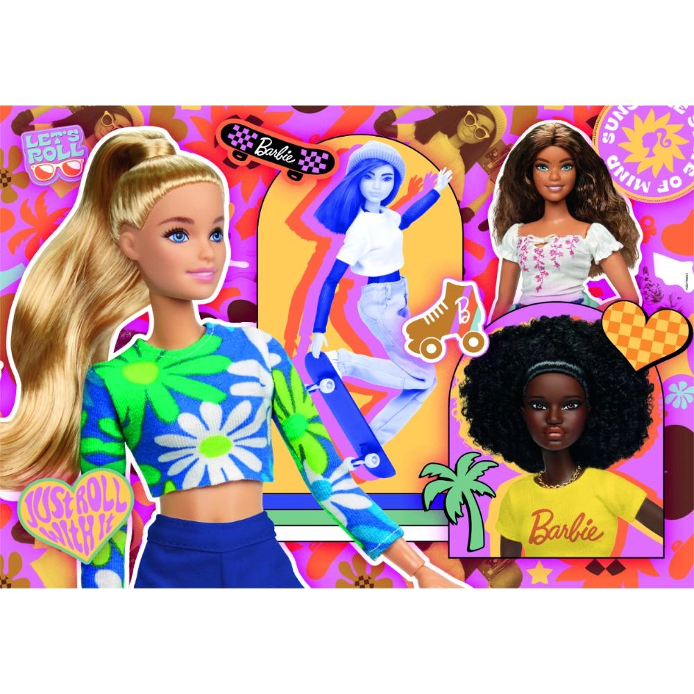Sporty Barbie Super Color Puzzle (527-25753) - 104 pcs