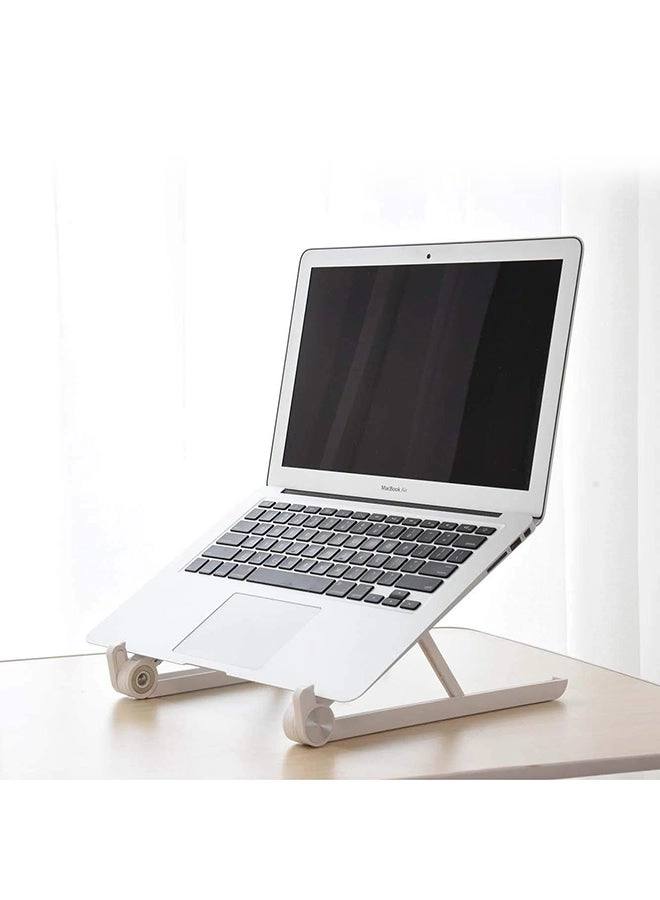 Foldable Laptop Stand - White