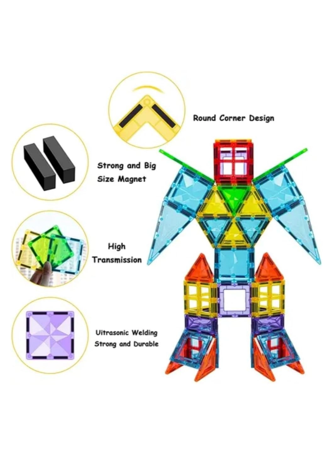 Magnetic Building Blocks - 100pcs