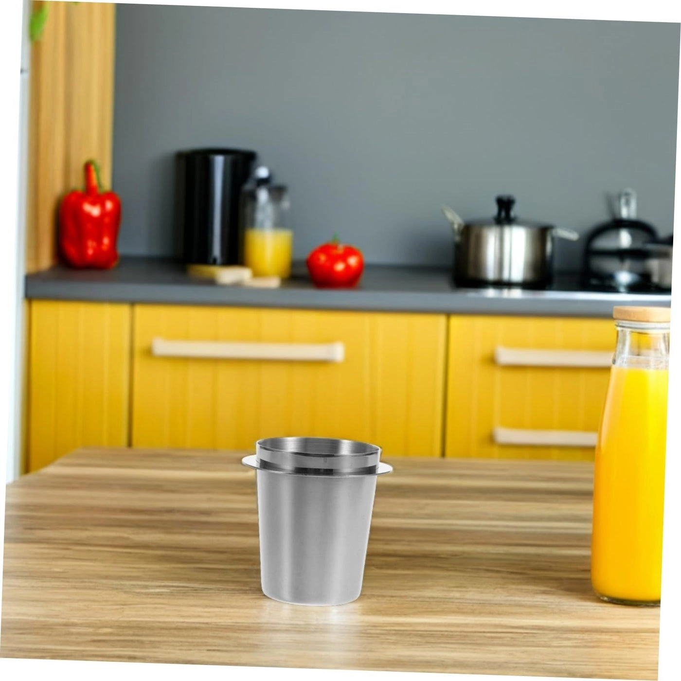 Dosing Mug - Silver Stainless Steel