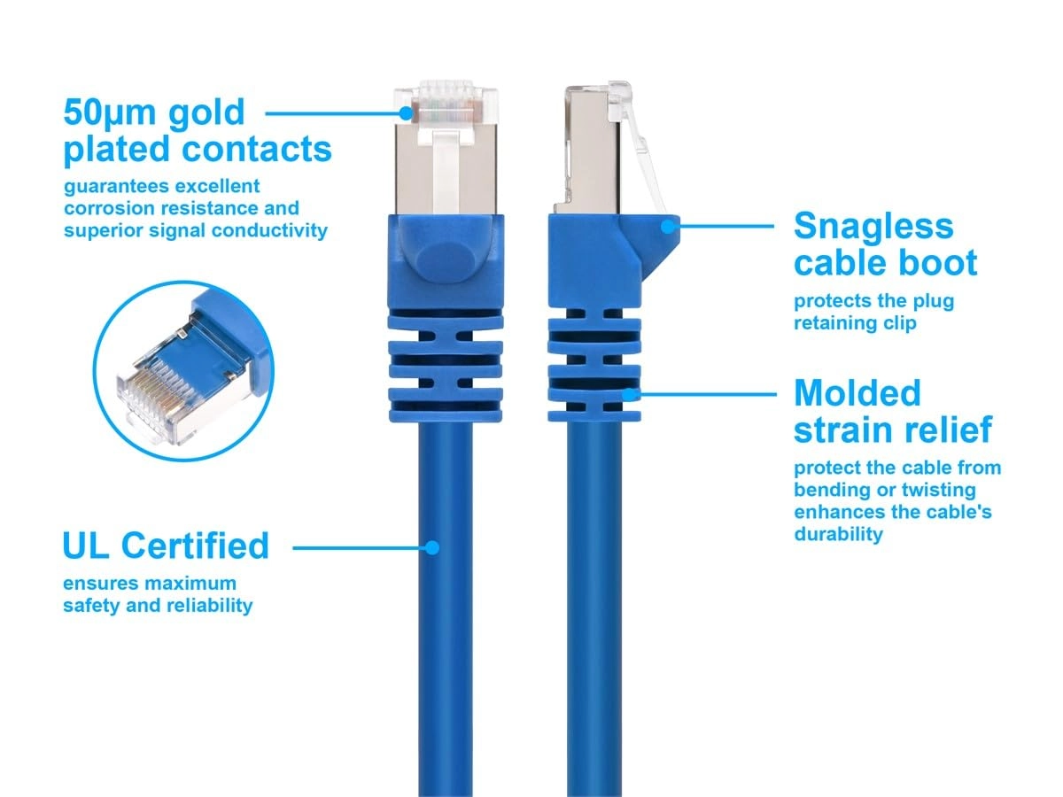 Cat6A Patch Cable - 6in