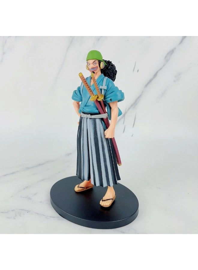 Usopp - One Piece - Samurai Costume Figure Desktop & Car Decoration (QQ0259)