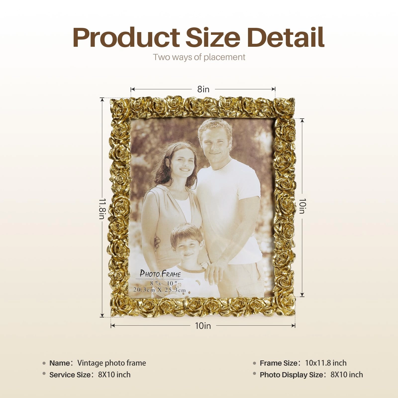 Picture Frame - 8x10 inches