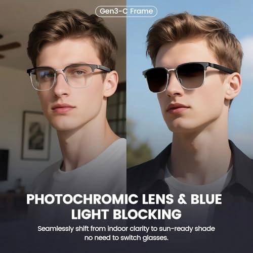 Smart Glasses - Bluetooth Touch Control Clear Lens