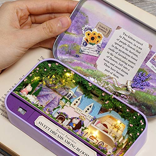 Box Theatre Doll House - Sweet Dreams Among Blooms 1:48 scale