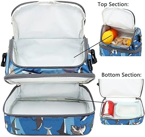 Kids Double Decker Cooler - Shark