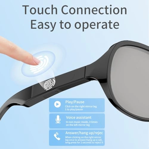 Bluetooth Smart Glasses - 144 Languages Bluetooth 5.3