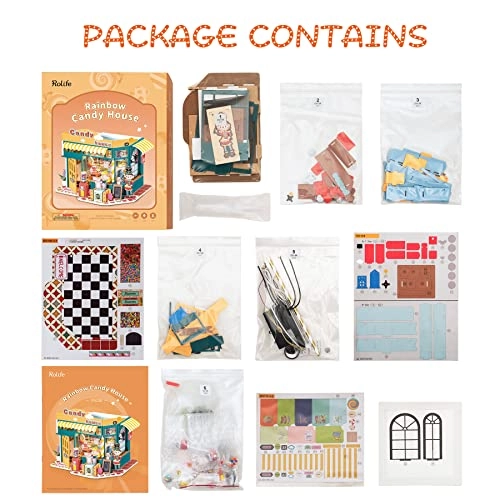 DIY Miniature Dollhouse Kit - Candy House 1/24 Scale