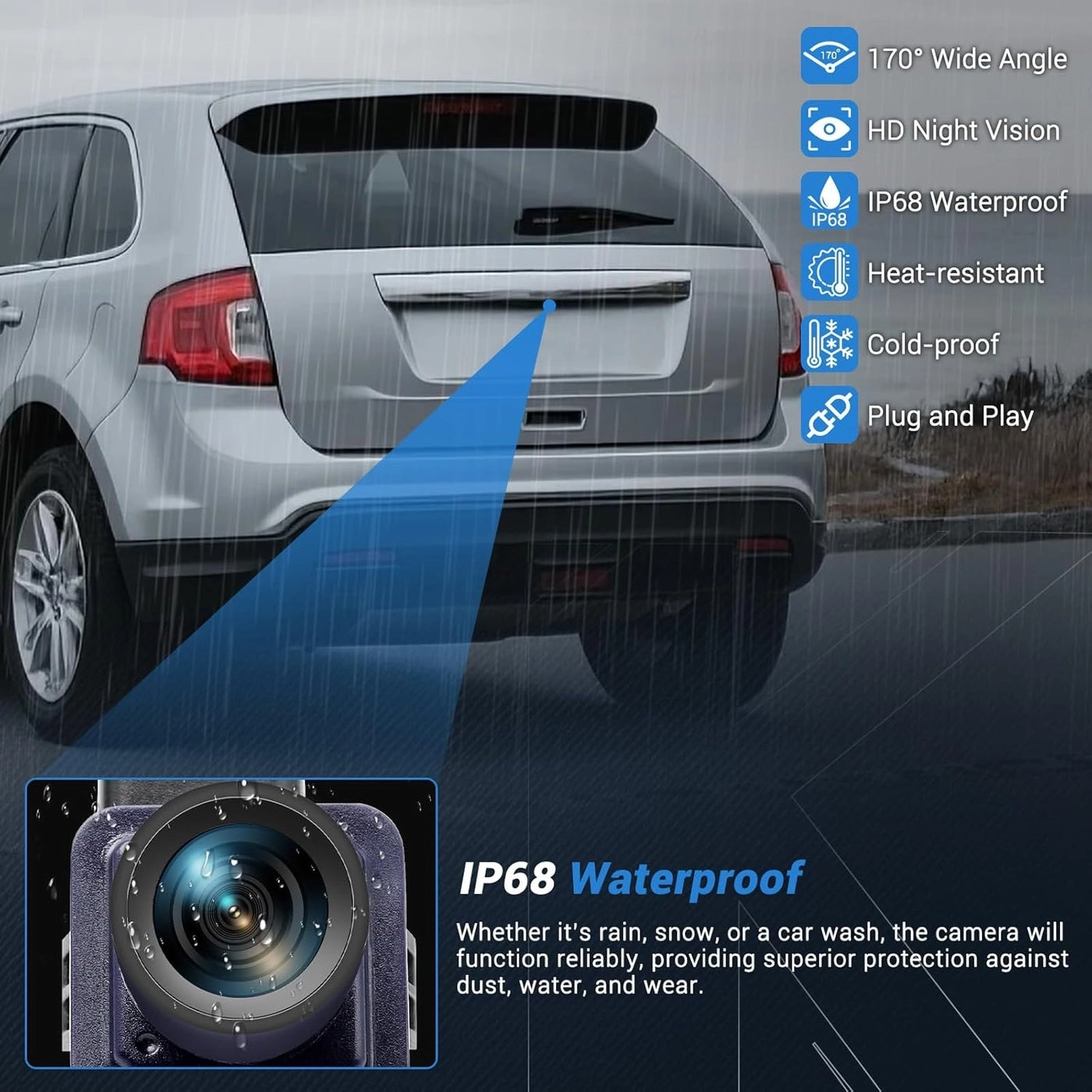 Rear View Backup Camera - HD 170°