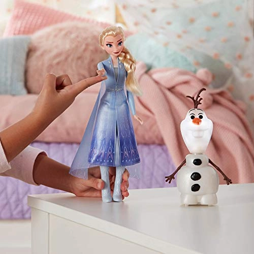 Elsa Fashion Doll + Olaf Figure
