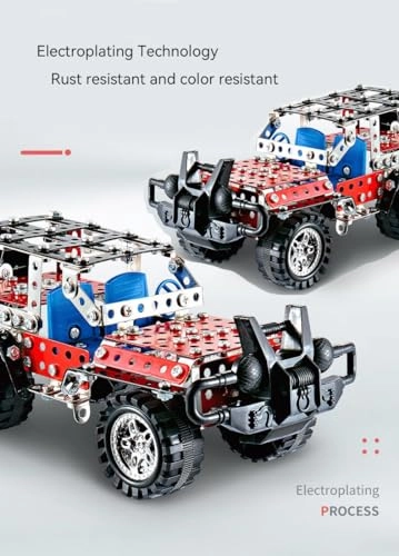 Cross-Country Construction Vehicle - 1:24 Scale Red Metal