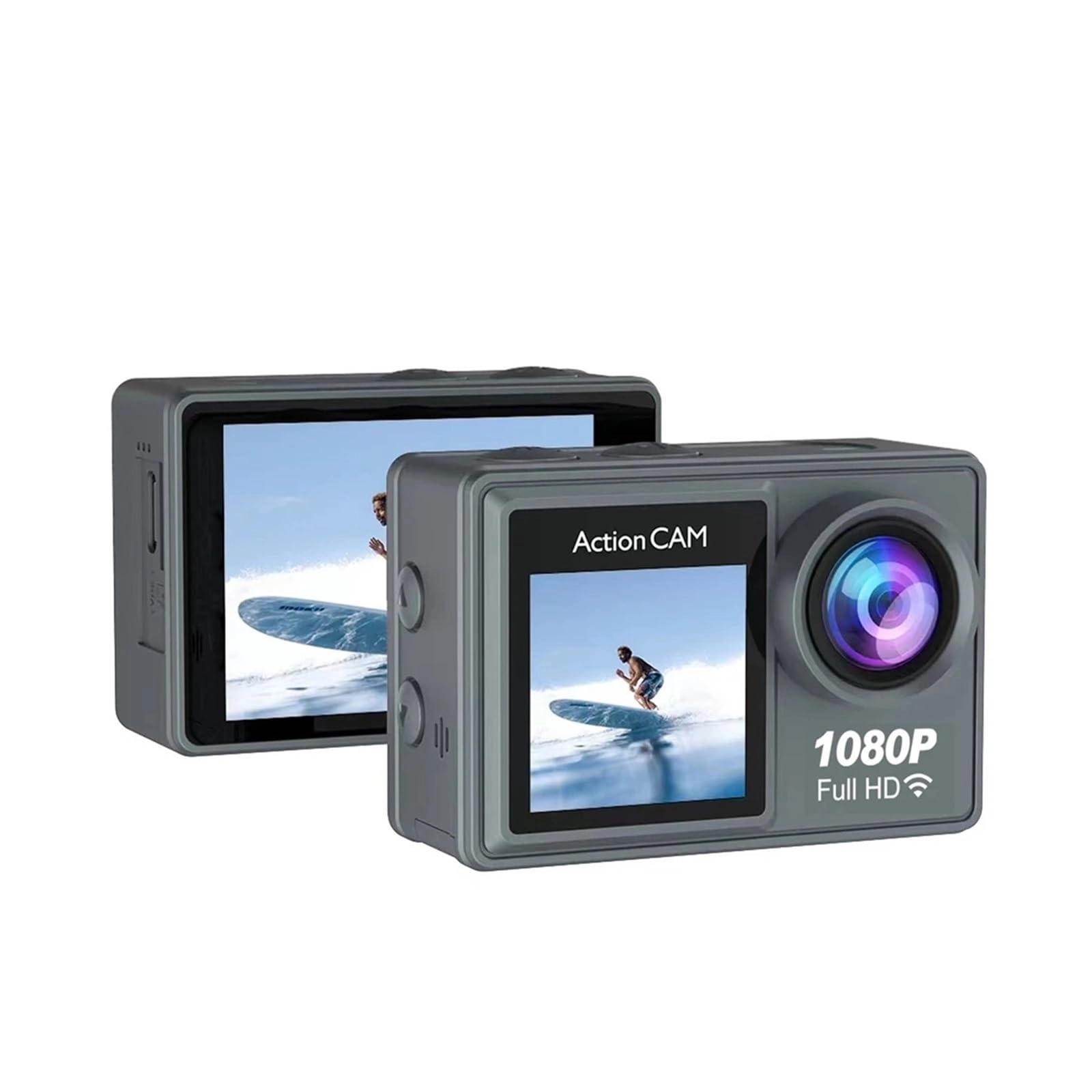 Dual-Screen Sports Camera - 1080P 30FPS