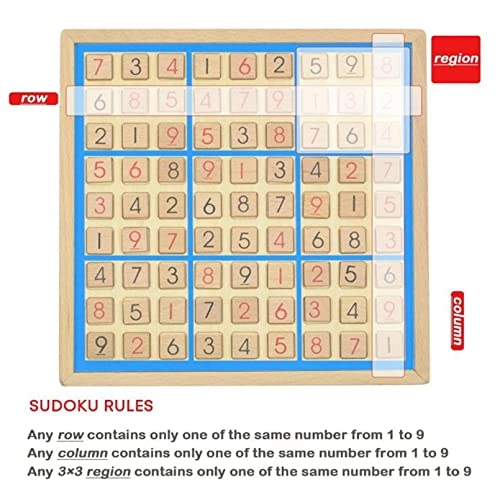 Wooden Sudoku Board Game