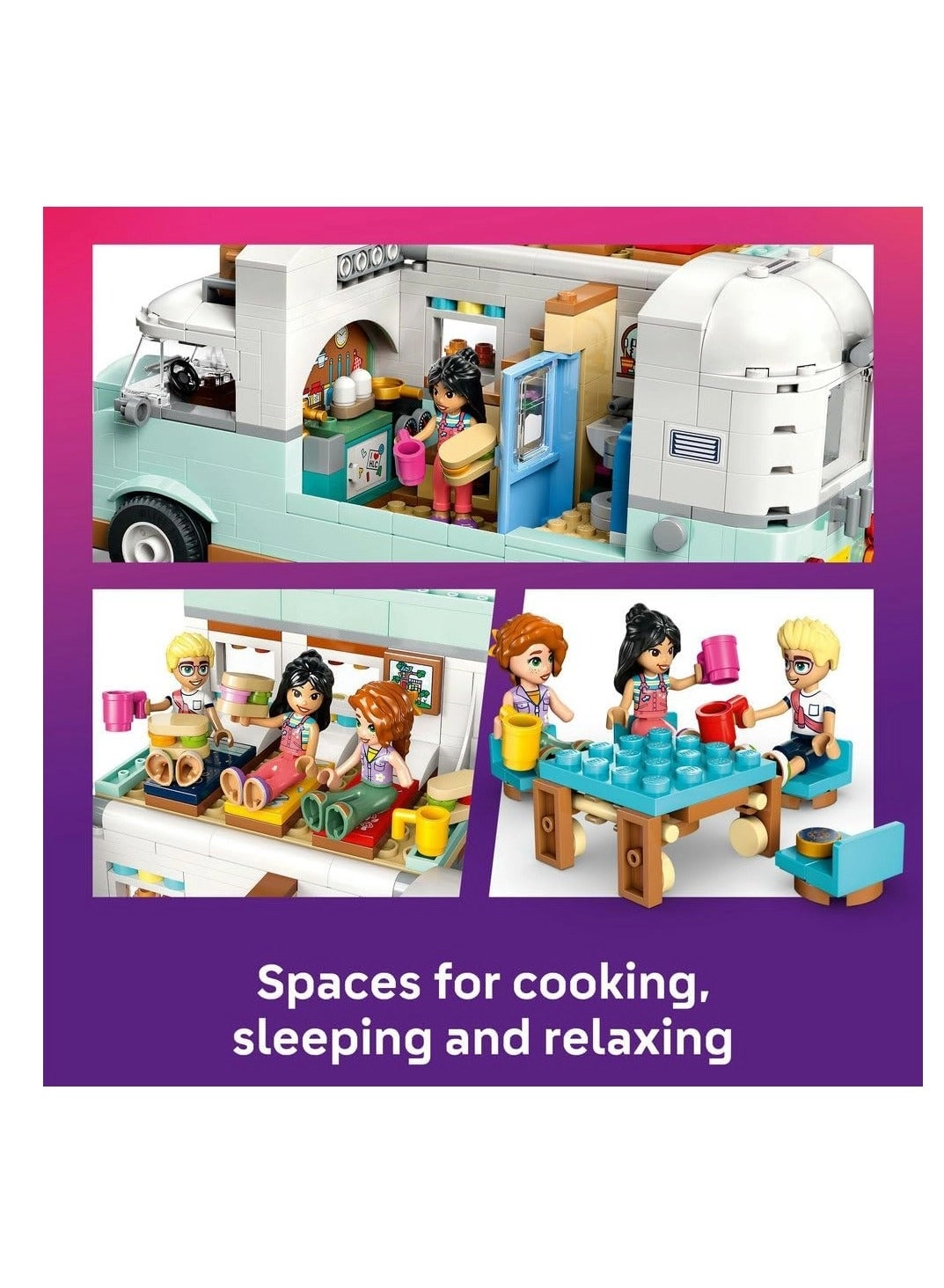 Friendship Camper Van Adventure (42663) - 3 Minidolls Ferret Figure