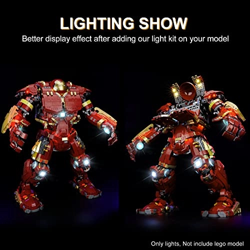 LED Light Kit for LEGO The Battle of Wakanda 76247