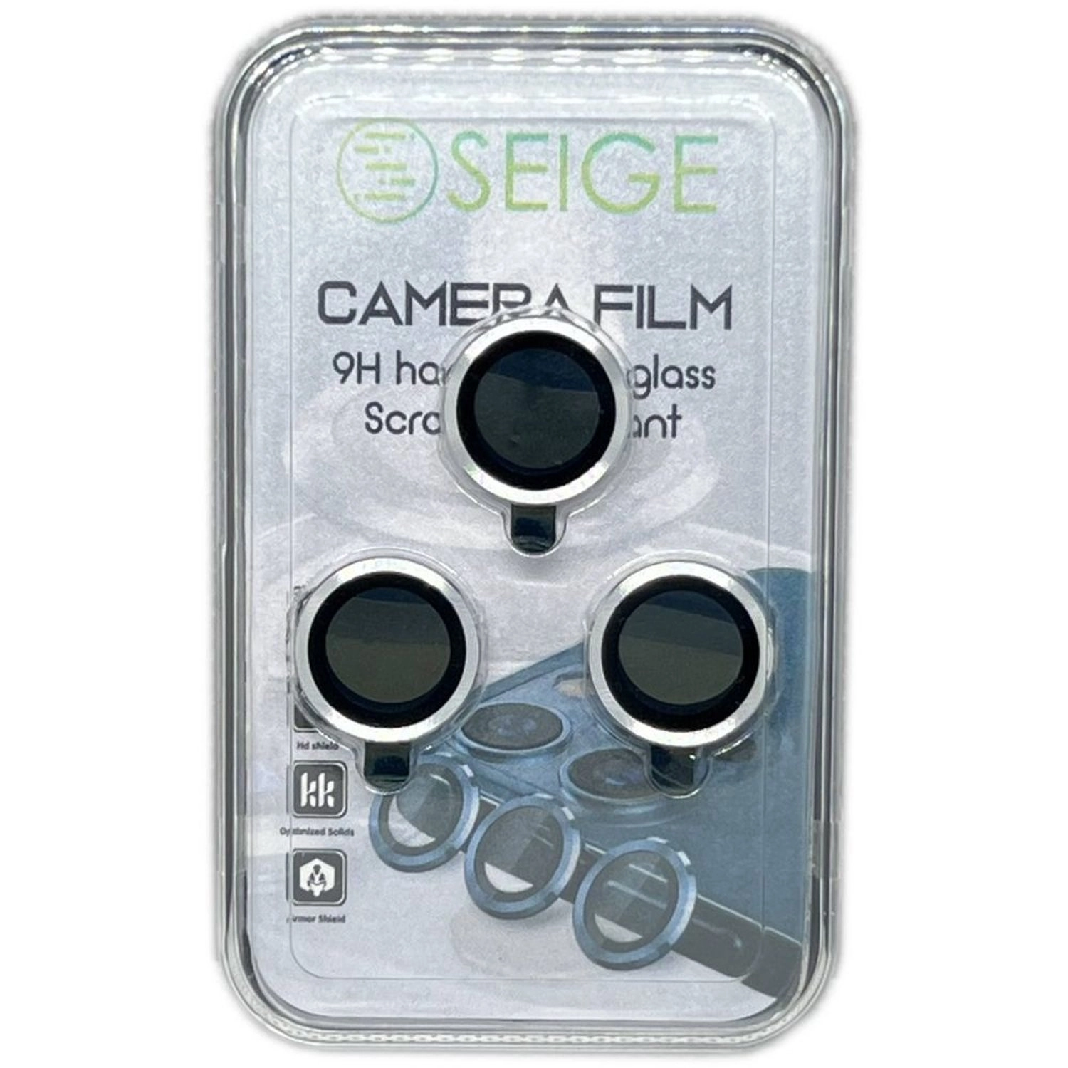 Seige Lens Protector - Silver 3-Pack iPhone 13 Pro
