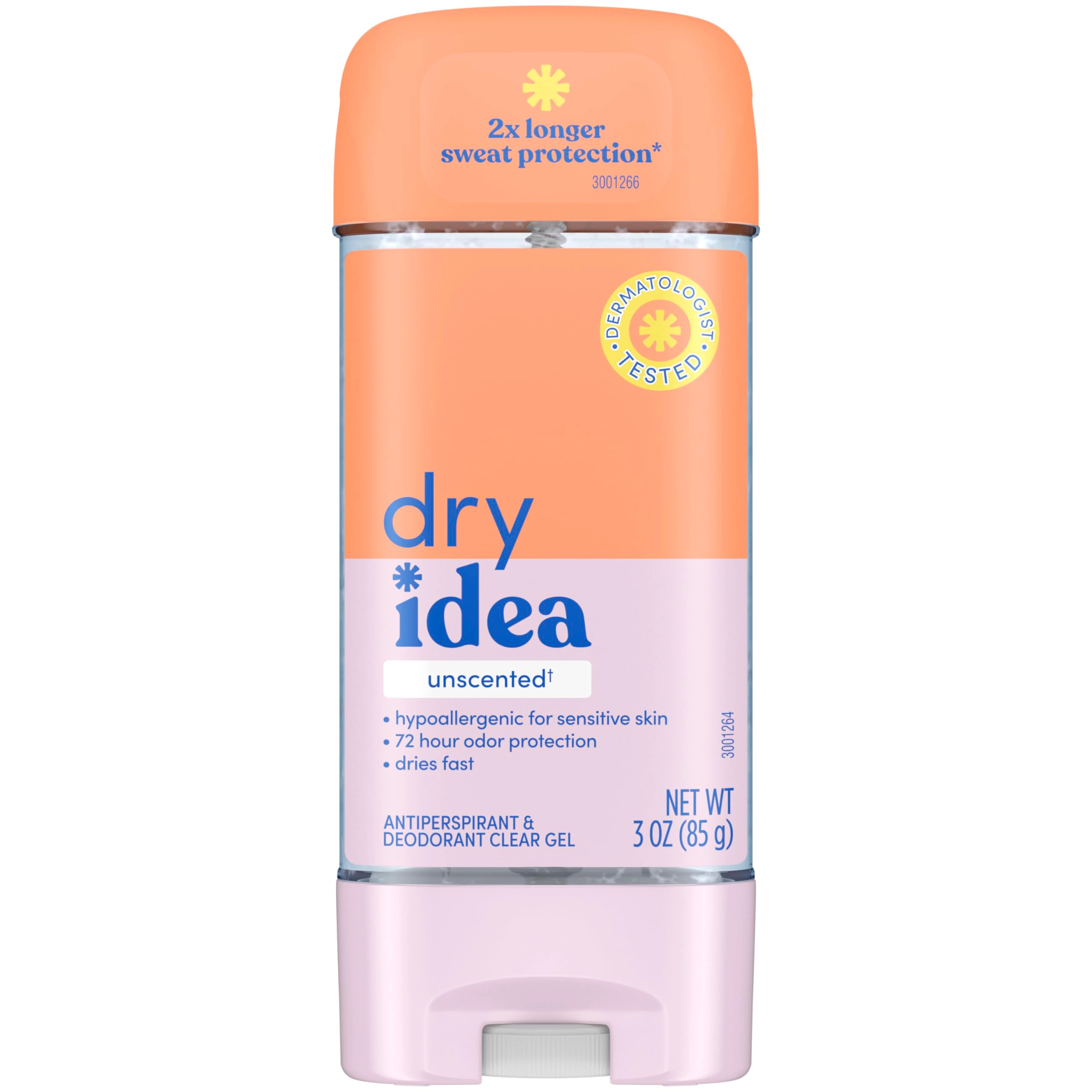 Victory Wholesale Grocers - HPC Gel Deodorant & Antiperspirant - Unscented 2.4 ounces