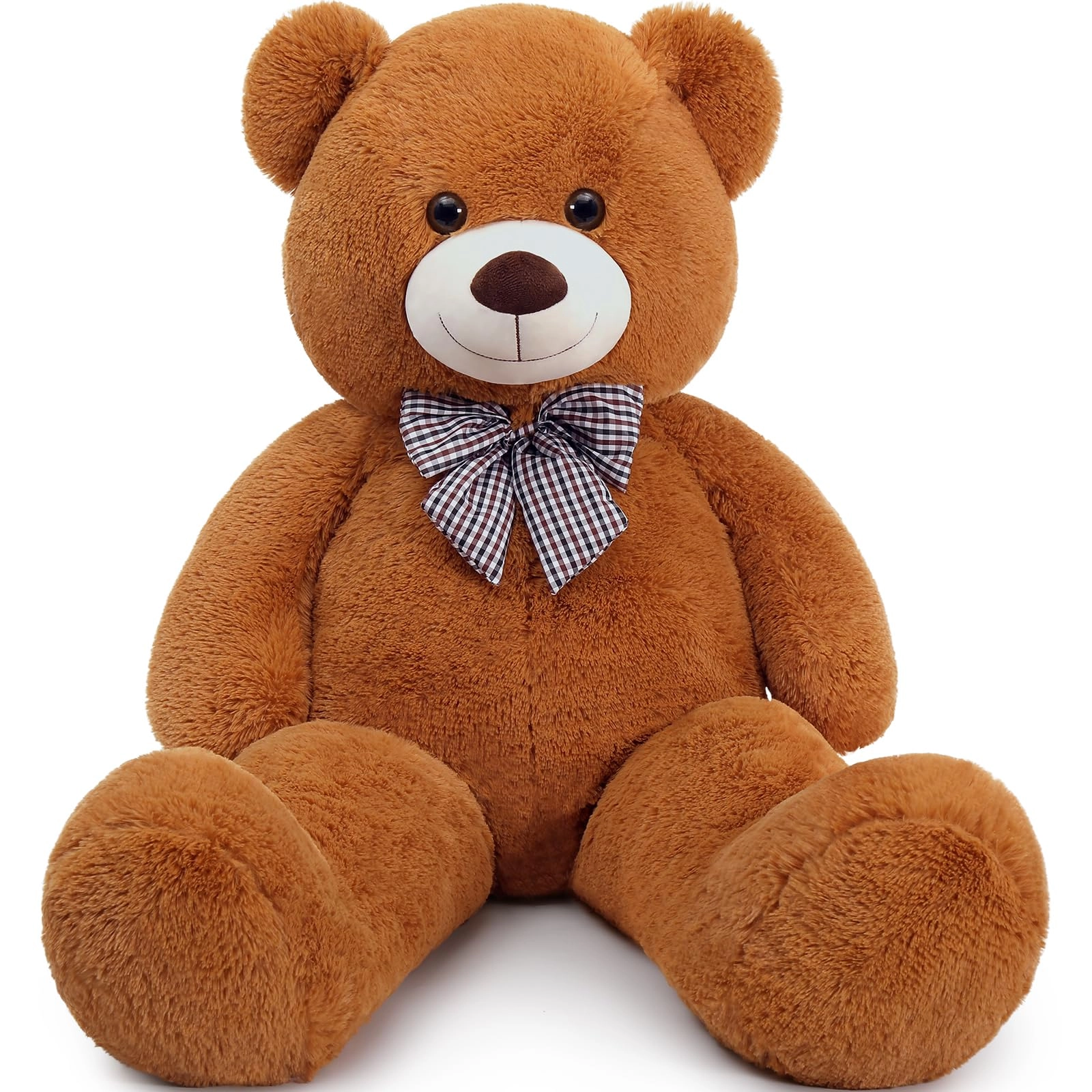 mishion Teddy Bear - 47 inches Dark Brown