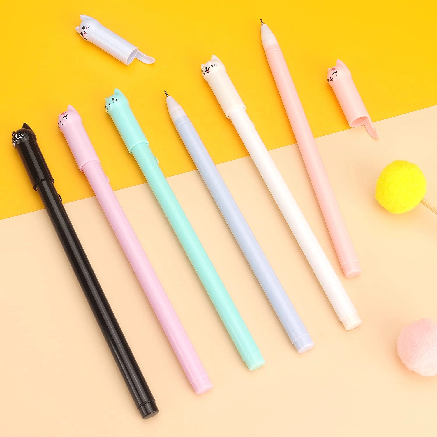 Cat Pens - 6 Pack 0.5mm