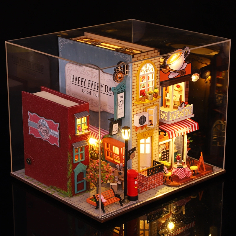 DIY Miniature House Kit - Inside and Outside The Book