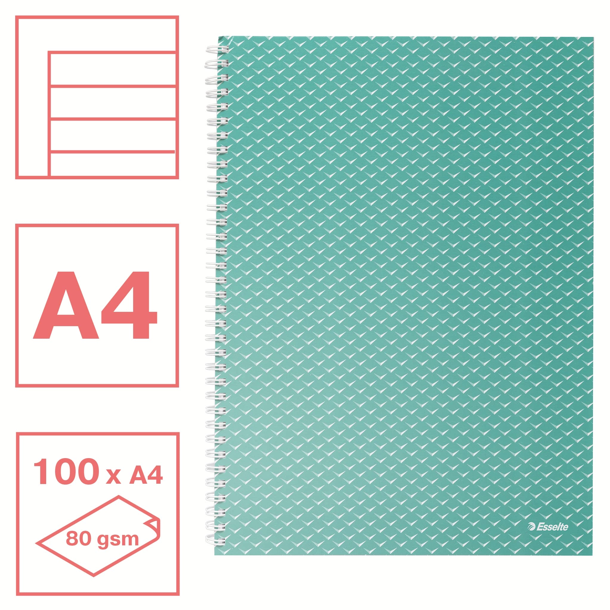 Notebook A4 Spiral - Lined 200 Pages
