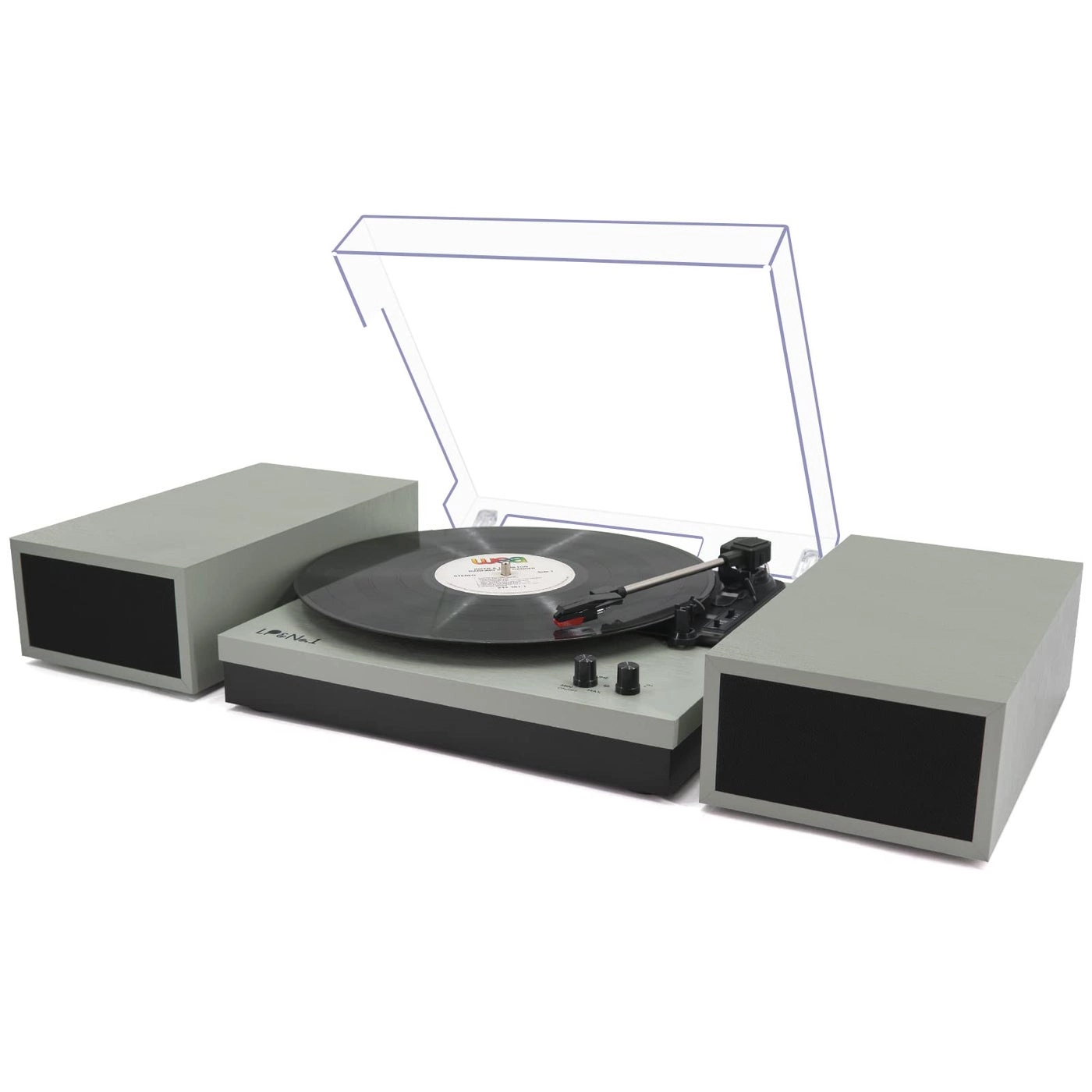 Wireless Turntable - 3-Speed Belt Drive
