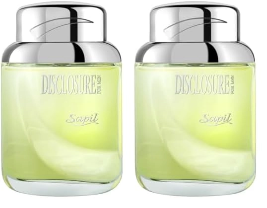 S.A.P.INDUSTRIES L.L.C. Disclosure for Men Eau de Toilette 100ml Pack of 2