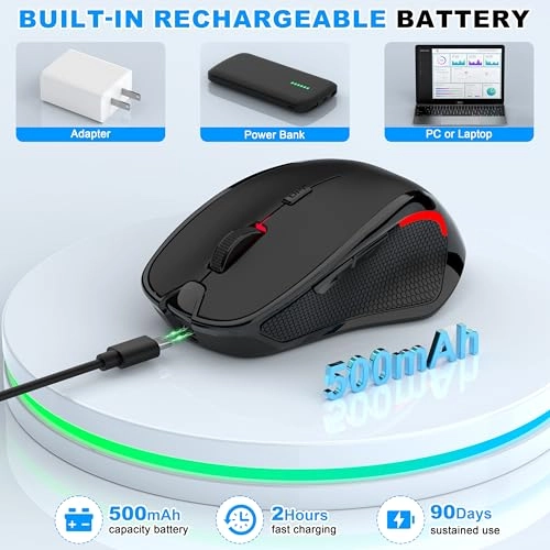 Rechargeable Silent Slim Mouse - Bluetooth
