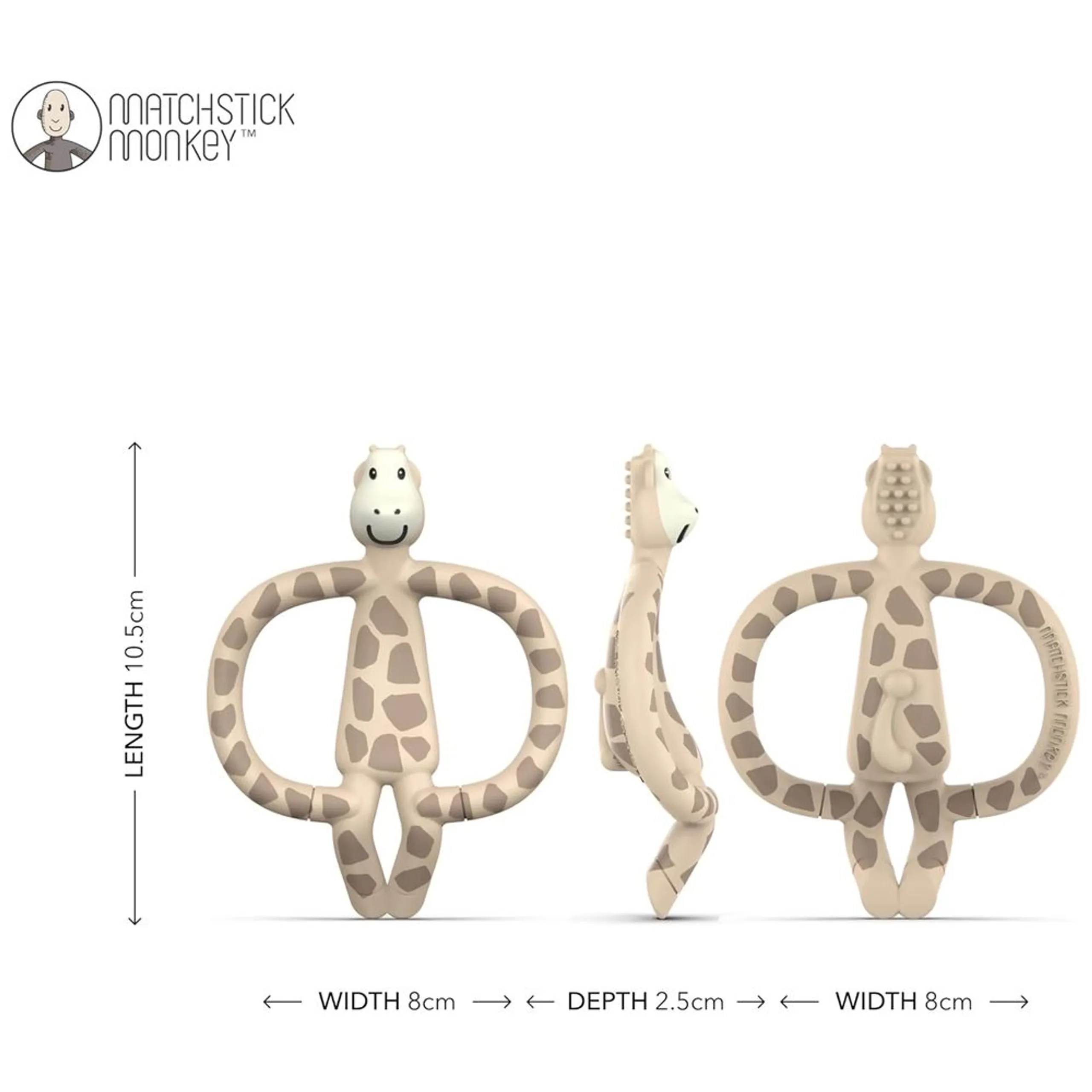 Gigi Giraffe - food-grade silicone