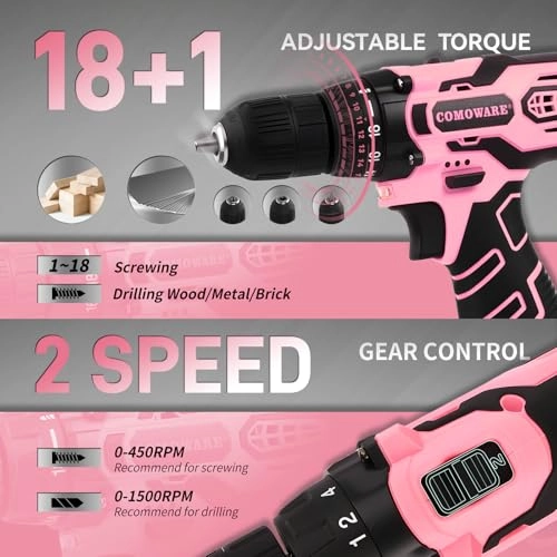 Cordless Drill - 1.5Ah 12 Volts Kit