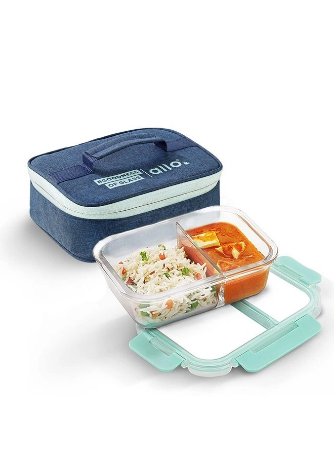 FoodSafe Compartment Glass Lunch Box - 1 Liter