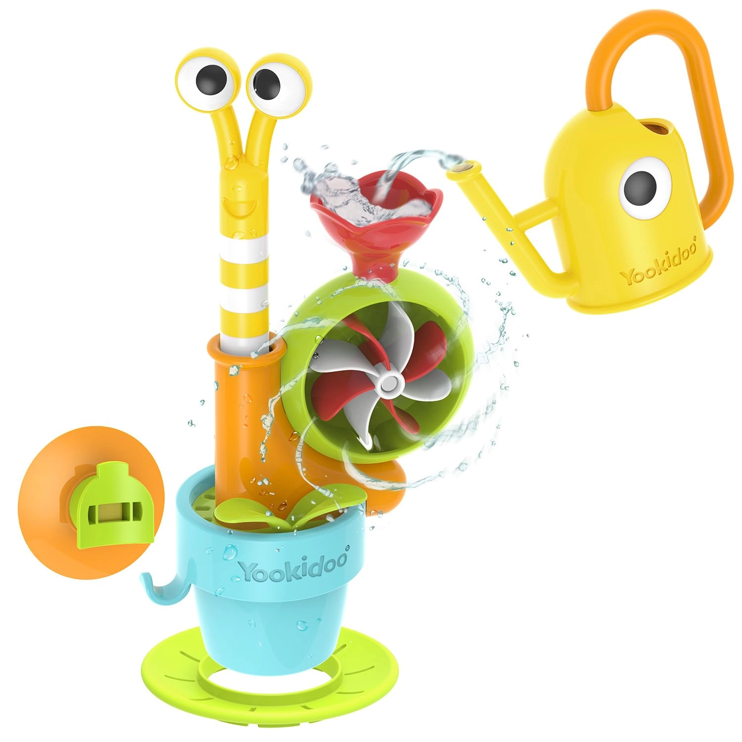 Yookidoo Pop Up Water Snail - Small Multicolor