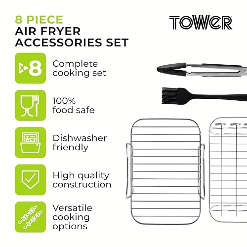 T843096 - Silicone Stainless Steel 8pc