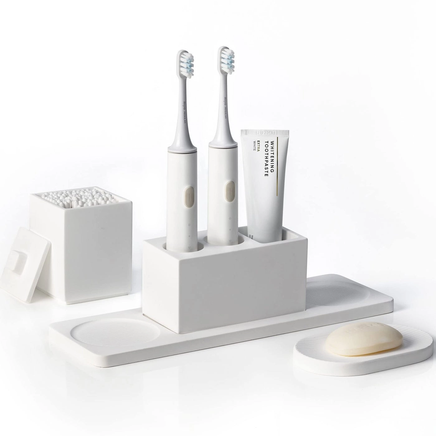 AUSAULAC Ceramic Toothbrush Holders - Countertop