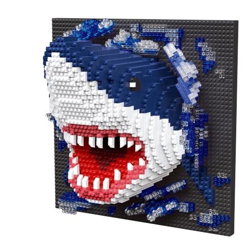 Micro Mini Building Blocks Shark - 2000 pcs