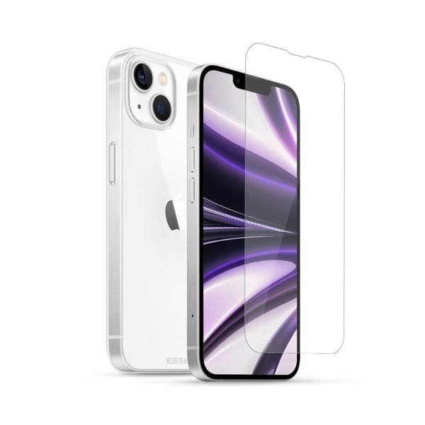 ESSE Aire Clear Soft Case + Tempered Glass for Iphone 6.7 Max (2022)