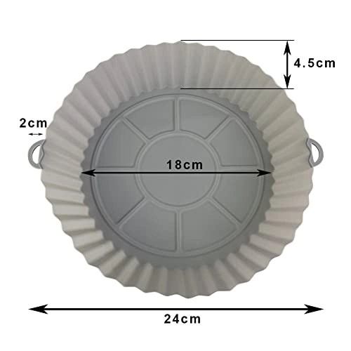 Silicone Air Fryer Liner - food grade silicone 2Pcs