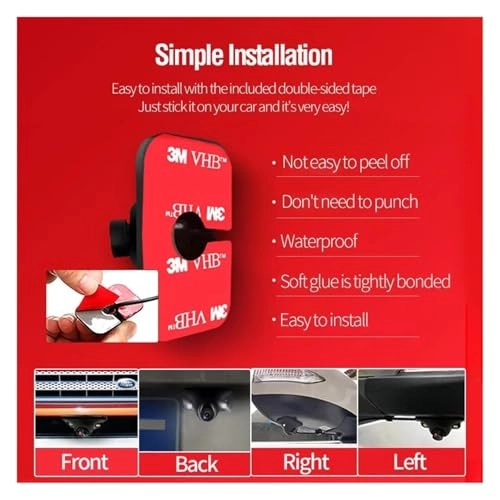 Rear View Camera - Night Vision Wireless 1080P HD