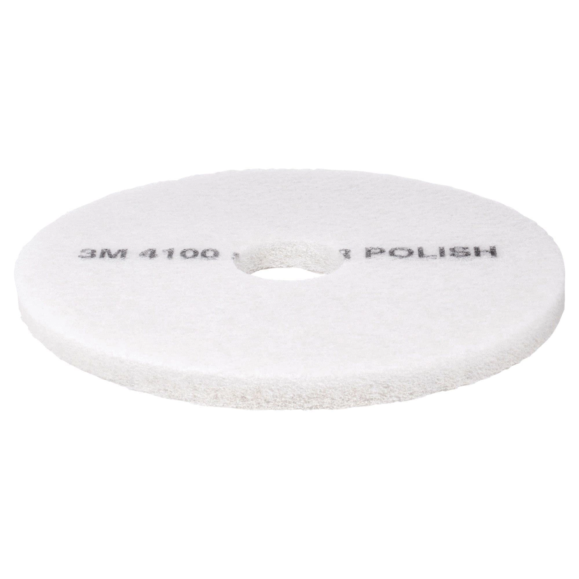 White Super Polish Pad 4100 - 17" 5 Count