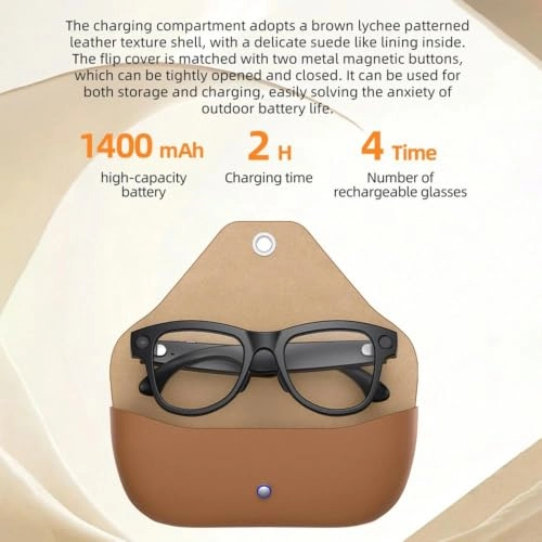 AI Smart Glasses - 4K 8MP 32GB