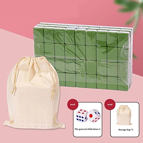 Mini Mahjong - 144 tiles Portable Pink