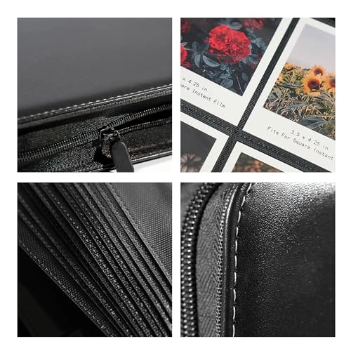 i-Type Square 240 Pockets PU Laminated with Greyboard Photo Album