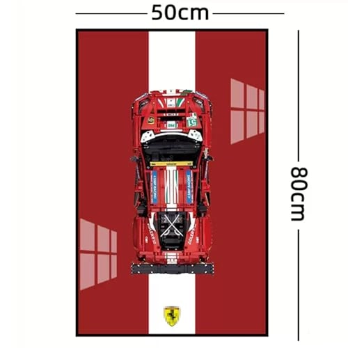 Display Wall Mount - Acrylic Aluminium for LEGO 42125 Ferrarri 48-8 G-TE