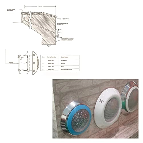 LED Swimming Pool Light - 1.5m 120 degree