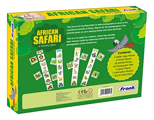 African Safari Memory Game - 4 Years Old and Above 92 pieces