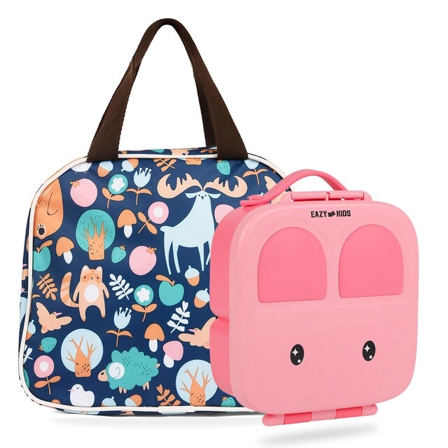 SAM BOX FZE Lunch Box - 4 Compartments + Lunch Bag - Insulated
