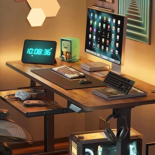 RUNJRX Keyboard Stands - 1-Tier Transparent