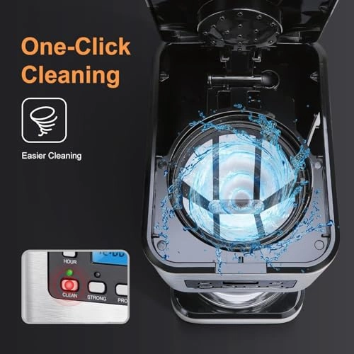 Drip Coffee Machine - 10 Cups Touchscreen Programmable