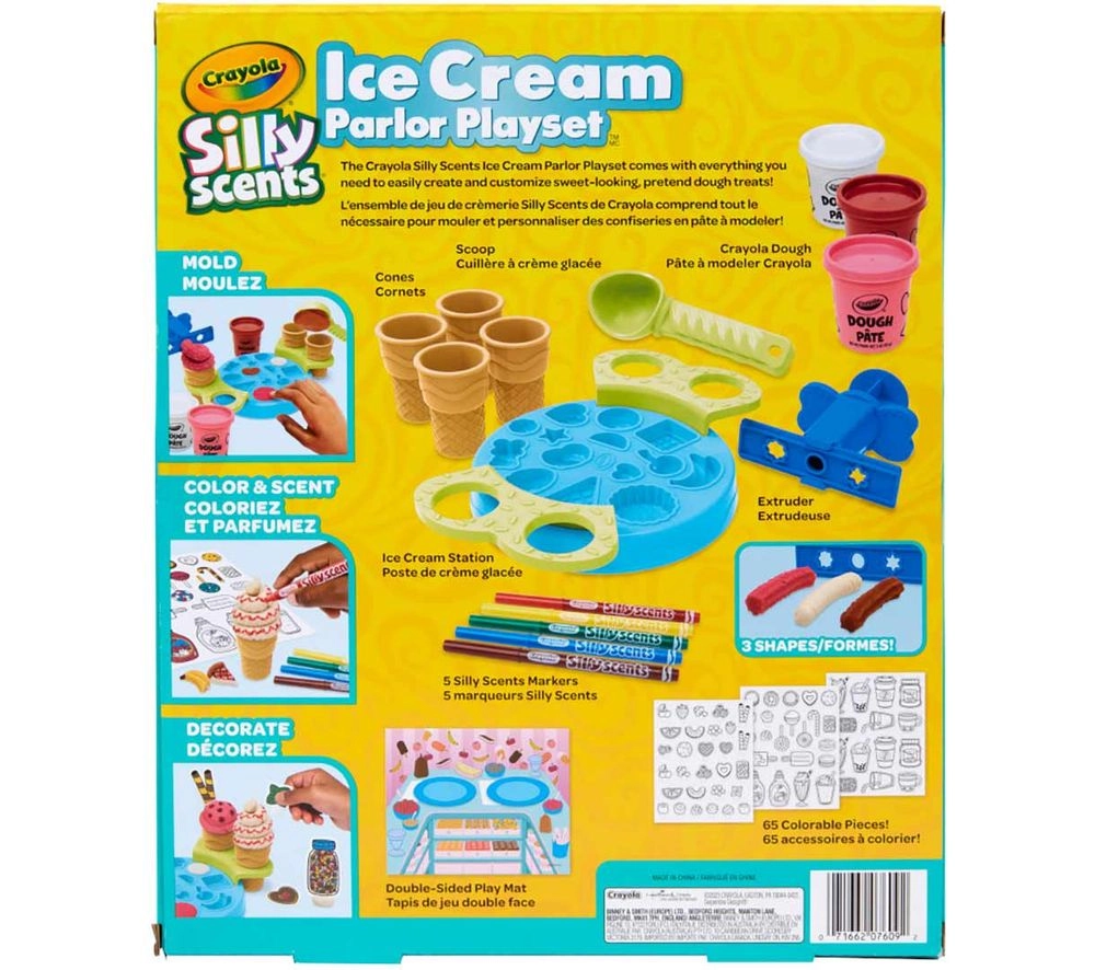 Silly Scents Ice Cream Parlor DIY Dough & Craft Kit - 80 Plus Pcs